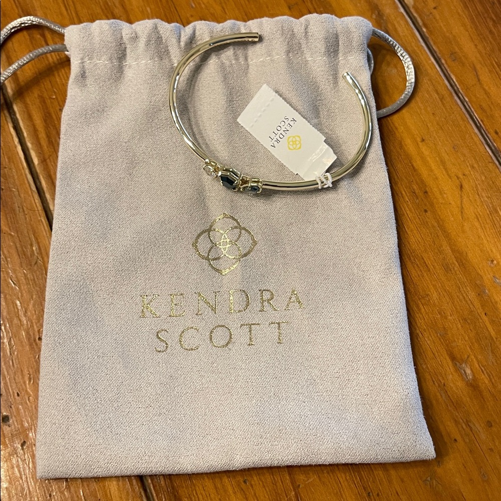 New Kendra Scott Alexandria Cuff Bracelet S/M in Teal Green